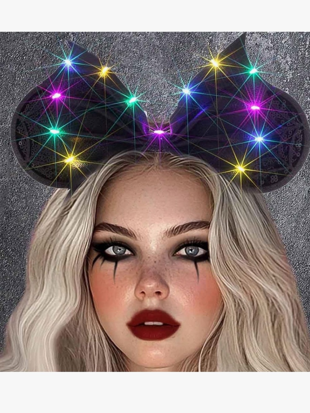 Light Up Mouse Ears Headbands Led Bat Hairbands